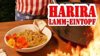 Pulled Lamm Eintopf  Harira  Dutch Oven BBQ Rezept Video  Die Grillshow 253 [upl. by Kailey335]