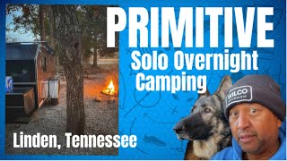 Primitive Overnight Solo Camping  Mousetail State Park TN [upl. by Onihc]