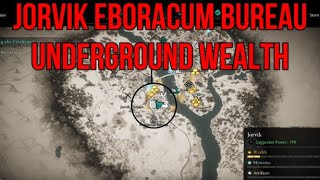 Jorvik Eboracum Bureau Underground Wealth Assassins Creed Valhalla [upl. by Cirdnek]