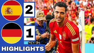 🔴Spain vs Germany 21 Extended HIGHLIGHTS  EURO 2024 QuarterFinal [upl. by Aisenat881]