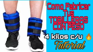 Como HACER PESAS para TUS TOBILLOS 💪  4 kilos Steel Boy [upl. by Eibbil]