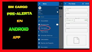 como hacer prealerta en bm cargo como hacer la prealerta en bm cargo prealerta bm cargo android [upl. by Elleuqar]