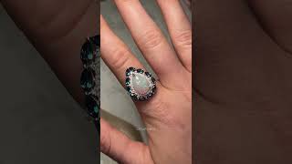 Get the look🤩 Taylor Swifts stunning Opal and Topaz Ring💍taylorswift genuinegemstones [upl. by Reivazx630]