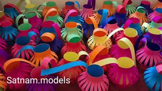 llantern making ideas  lantern craft with paper  Diwali decoration  lantern making with paper [upl. by Rotceh]