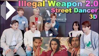 KPOP IDOL’s reaction to the Indian version of StepUp😍DCRUNCH🇰🇷Illegal Weapon 20Street Dancer 3D [upl. by Herrah]