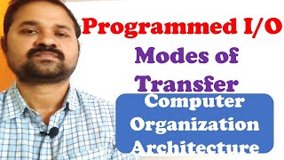 Programmed IO  Modes of Transfer  Computer Organization Architecture  Input Output Organization [upl. by Qidas]