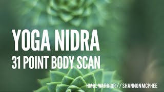 Yoga Nidra 31 Point Body Scan [upl. by Heady]