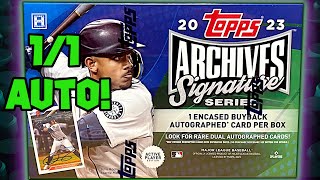 NEW RELEASE 2023 Topps ARCHIVES SIGNATURE Series Active Players Edition [upl. by Sarina965]