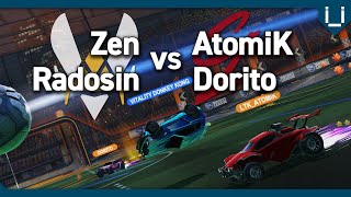 Zen  Radosin vs AtomiK  Dorito  France vs Spain  Rocket League 2v2 [upl. by Ansell]