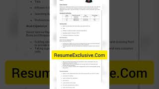 TeleCaller Experience Resume Format For Job Seekers resume [upl. by Akirderf]