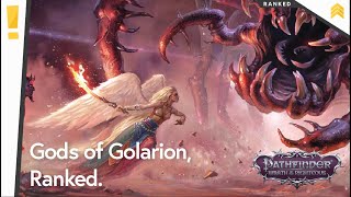 Pathfinder Lore Gods of Golarion  RANKED [upl. by Elbon]