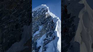 The Hillary Step on Everest shorts everest mountains [upl. by Polak]