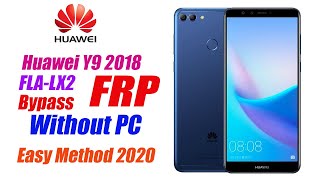 Huawei Y9 2018 Bypass FRP  FLALX2 Google Account Remove Without PC 2020  Gurchani Official [upl. by Egon]