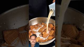 Biscuits ka halva 🧇🧇biscuit ka milk disreaction food trending yutubeshorts [upl. by Alcinia]