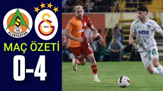 ALANYASPOR 0  4 GALATASARAY I MAÇ ÖZETİ  SÜPER LİG [upl. by Nerrak]