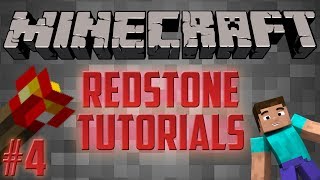 Minecraft 18 Redstone Tutorial 4  Redstone Clocks [upl. by Noired]