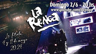 La Renga en La Plata 4 y 11 de mayo 2024 [upl. by Aivatnwahs]