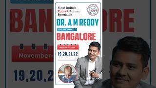 Indias Top Autism Specialist Visits Bengaluru – Dr A M R  Best Autism Specialist in India [upl. by Lleznod882]