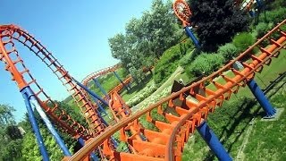 Waly Coaster front seat onride HD POV Walygator Parc [upl. by Ditmore]