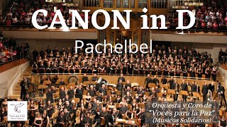 CANON in D Pachelbel Voces para la Paz [upl. by Gasper]