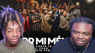 Por Mi Mexico Remix 🇲🇽  Lefty SM Santa Fe Klan Dharius CKan MC Davo amp Neto Peña REACTION [upl. by Eliseo]