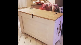 Baule o cassapanca in legno fai da te Trunk Diy [upl. by Kwarteng431]