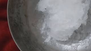 defrosted ice from the freezer iceeating freezerfrosteating iceeatingasmr [upl. by Bowerman246]