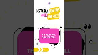 Want to stop the scroll and grab attention  Instagram Caption Hooks You Need instagram [upl. by Tnayrb]