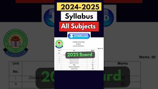 CBSE Syllabus 202425 class 10  All Subjects  CBSE Board Exam 2025 cbsesyllabus cbseclass10exam [upl. by Amado935]