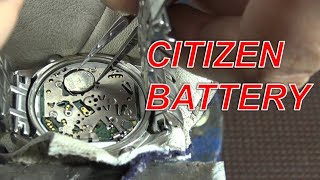 How To Replace The Citizen Watch Battery [upl. by Hilary327]