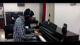 Gilehriyaan  Piano Cover  Anirudh Das [upl. by Yecnay503]