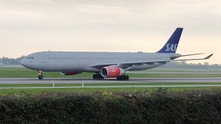 SAS Airlines Airbus A330 planes fly planespotting airplanes [upl. by Bayly75]