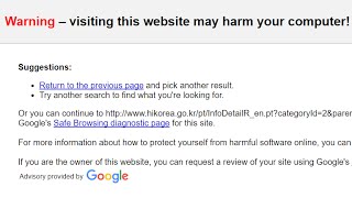 How to fix quotwarning visiting this website may harm your computerquot on Google Chrome [upl. by Leahcin265]