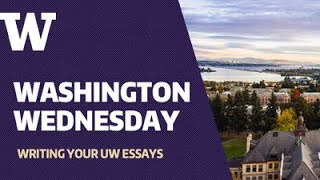 Washington Wednesday Writing Your Essay [upl. by Secnarf]