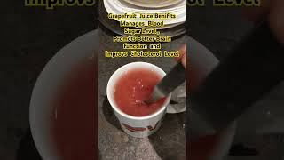 Grapefruit Juice Good for controlling Blood Sugar Level grapefruitjuice grapefruits viralshorts [upl. by Neyut]