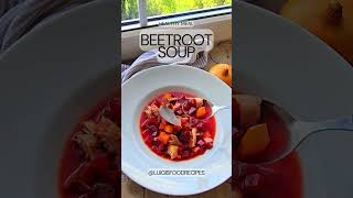 Beetroot soup with chicken Simple recipe [upl. by Georglana]