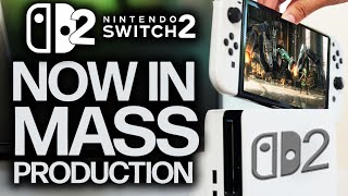 Nintendo Switch 2 Has Entered Mass Manufacturing Early 2025 Release [upl. by Ahsinyt]