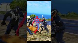 SPIDER MAN SAVED DEER FROM VENOM GTA V  TECHNO GAMERZ shorts shortfeed gta gta5 gaming [upl. by Celestyn447]