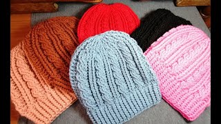 GORRO TRENZAS A CROCHET [upl. by Ribaudo]