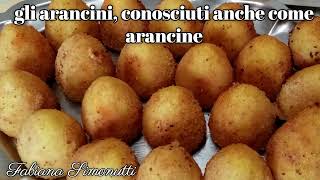 gli arancini conosciuti anche come arancine 🥧​🥮​ [upl. by Anaeerb]