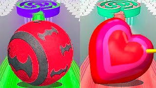 Going Balls vs Rollance  Which Heart💘Ball Will Pass 4 Levels First Race545 [upl. by Yci228]