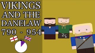 Ten Minute English and British History 05 The Vikings and the Danelaw [upl. by Itoyj]