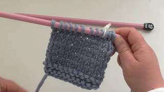 Learn to Knit  Intermediate  Slip Marker sm UK [upl. by Zoarah662]