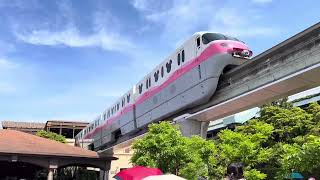 Tokyo Disney Monorail Pink Set 2 Type C 100 series [upl. by Anazus]