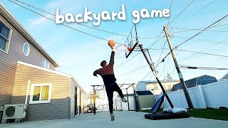 Spalding NBA 54quot Portable Angled Basketball Hoop with Polycarbonate Backboard  Backyard basketball [upl. by Tlok15]