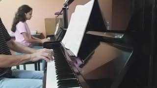 Beauty and the Beast piano disney pianoduo [upl. by Nerin]