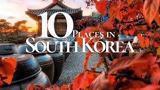 10 Most Beautiful Places to Visit in South Korea 4K 🇰🇷  South Korea Travel Guide [upl. by Elleinaj]