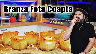 Branza Feta Coapta in Foi de Placinta cu Miere si Seminte de Susan  Florin Arvunescu [upl. by Katalin]