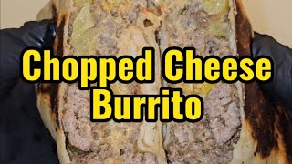 How To Make A Chopped Cheese Burrito [upl. by Helman]