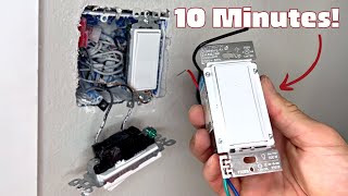 How to Install a Dimmer Switch in 10 Minutes  Builds By Maz [upl. by Nichani]